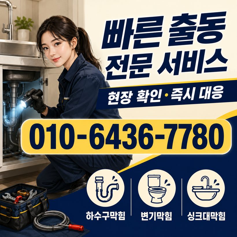 회현동 하수구막힘 빠른출동 4