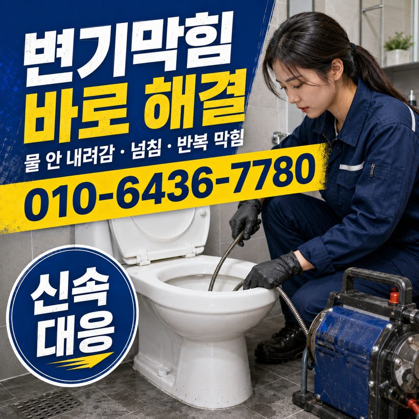 가회면 지역 변기막힘 관련 이미지