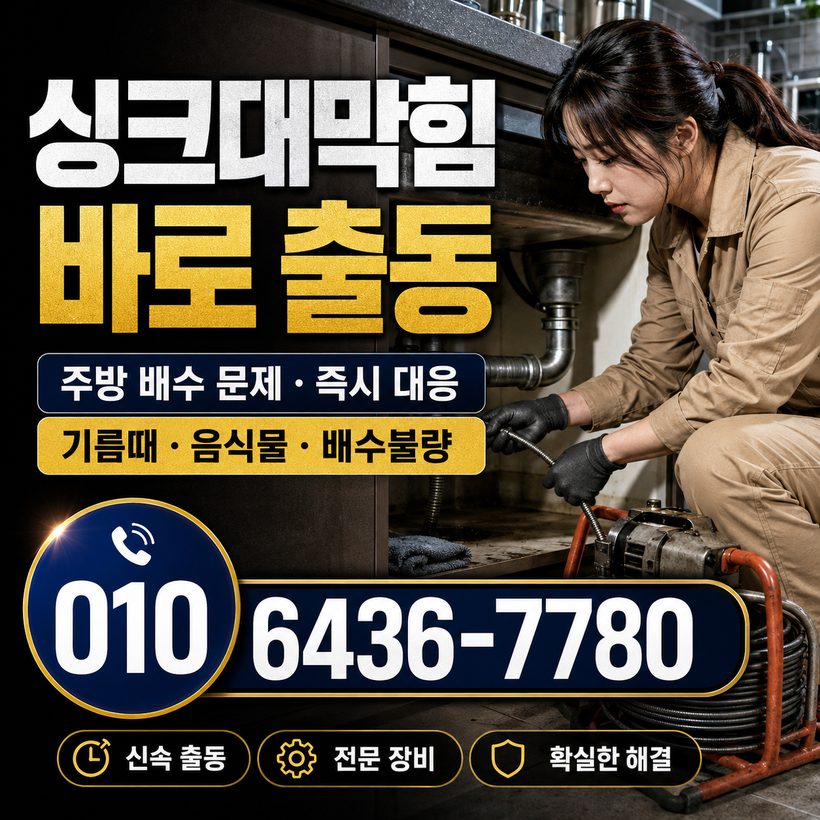 감포읍 하수구막힘 빠른출동 1